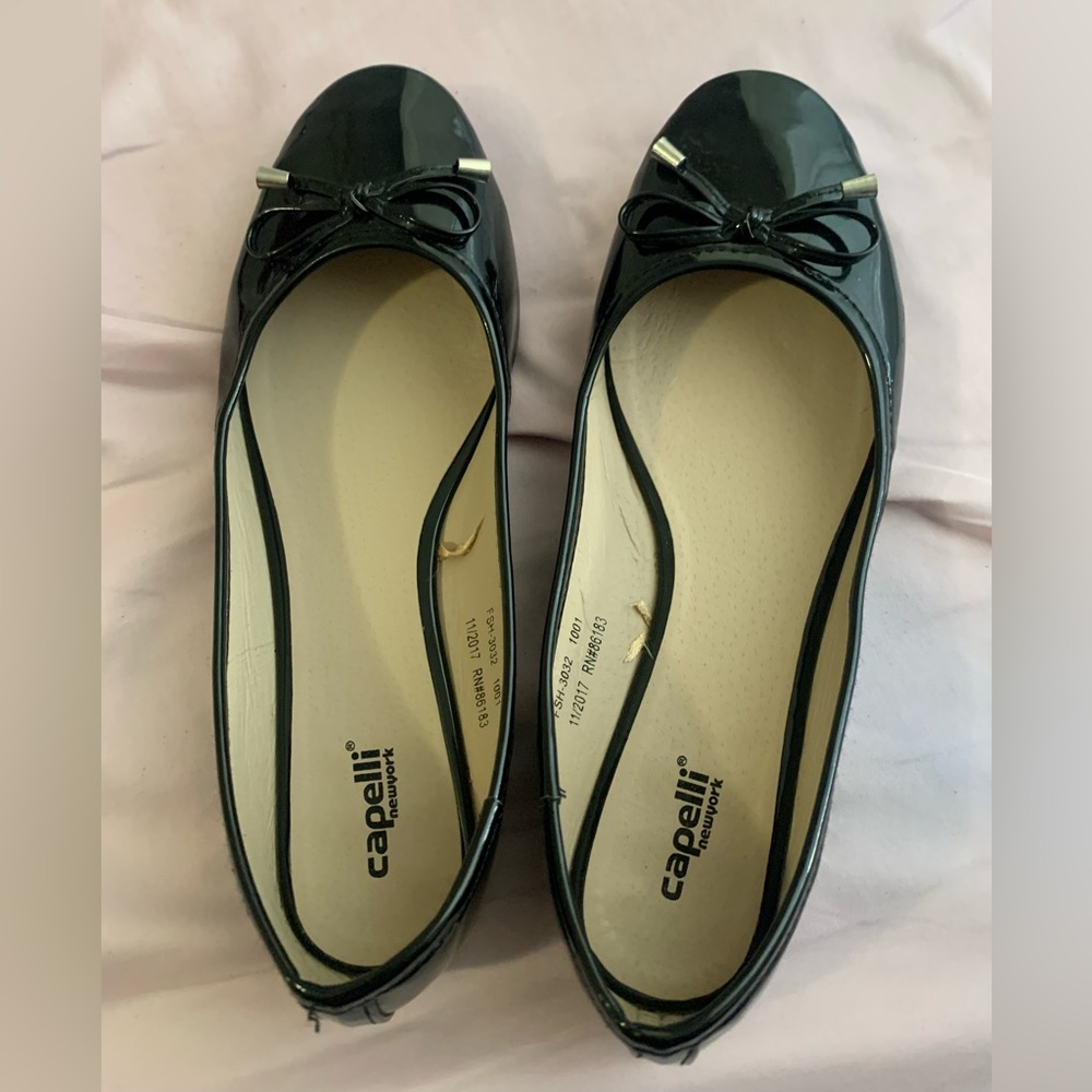 Patent Leather Black Ballet Flats